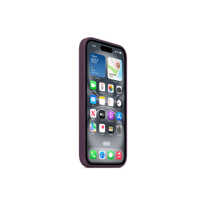 Apple iPhone 16 Silicone Case with MagSafe - Plum