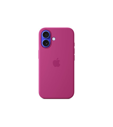 Apple iPhone 16 Silicone Case with MagSafe - Fuchsia