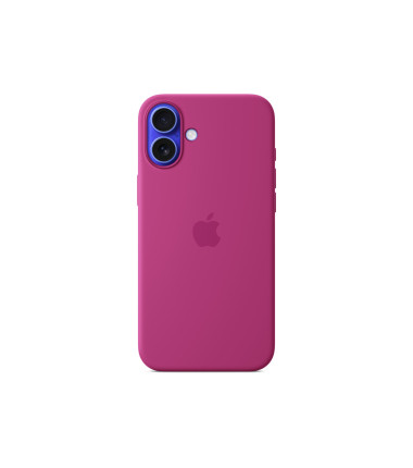 Apple iPhone 16 Plus Silicone Case with MagSafe - Fuchsia