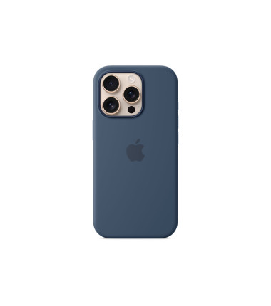 Apple iPhone 16 Pro Silicone Case with MagSafe - Denim