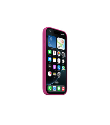 Apple iPhone 16 Pro Silicone Case with MagSafe - Fuchsia