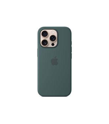 Apple iPhone 16 Pro Silicone Case with MagSafe - Lake Green