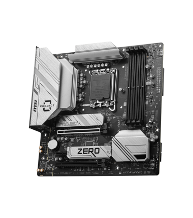 MSI B760M PROJECT ZERO | Processor family Intel | Processor socket LGA1700 | DDR5 | Supported hard disk drive interfaces SATA, M