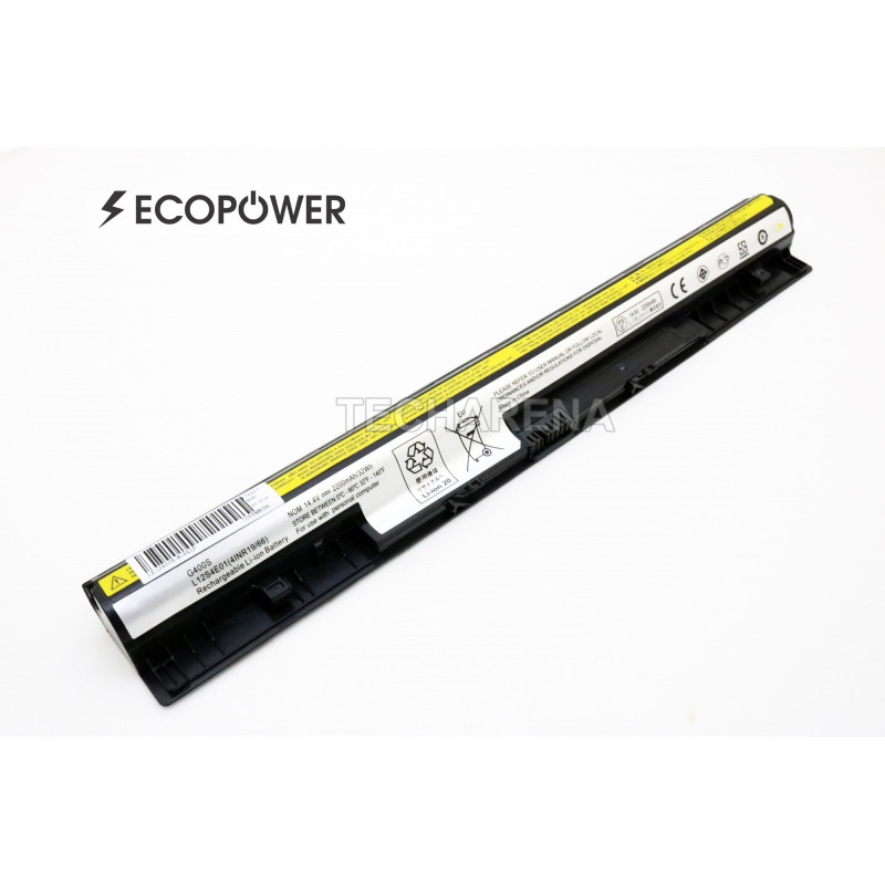Lenovo IdeaPad G400s G500s Touch S510 Z501 S600 Z710 L12S4E01 EcoPower 4 celių 2200mah baterija