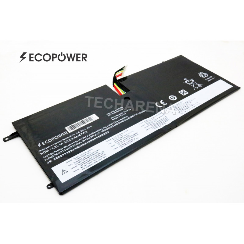 Lenovo battery 45N1070 45N1071 ThinkPad X1 Carbon 1st gen 3200mAh EcoPower