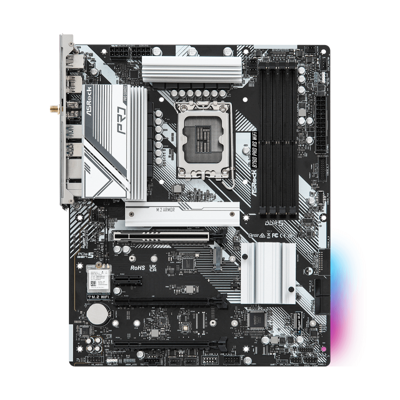 ASRock B760 PRO RS WIFI INTEL B760/4DDR5/4SATA3