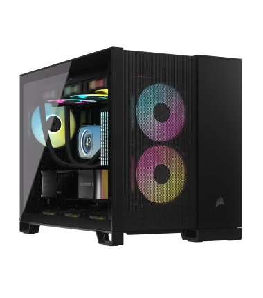 Corsair 2500D AIRFLOW Mid-Tower Dual Chamber PC Case, Black | Corsair