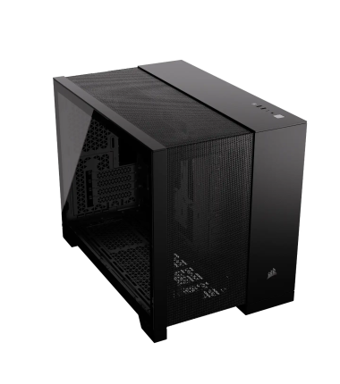 Corsair 2500D AIRFLOW Mid-Tower Dual Chamber PC Case, Black | Corsair