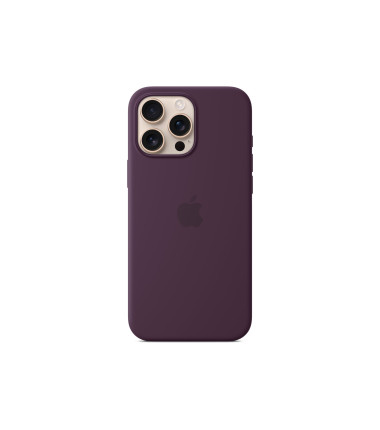 Apple iPhone 16 Pro Max Silicone Case with MagSafe - Plum