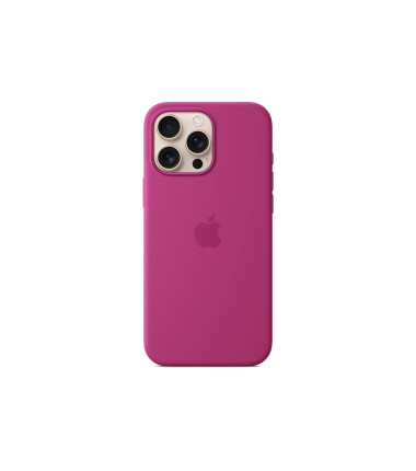 Apple iPhone 16 Pro Max Silicone Case with MagSafe - Fuchsia