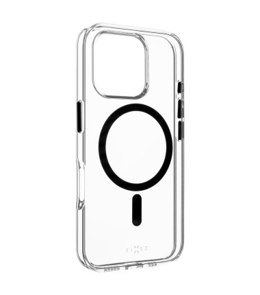 Fixed | MagPurity | Back Cover | Apple | iPhone 16 Pro Max | TPU | Clear, Black