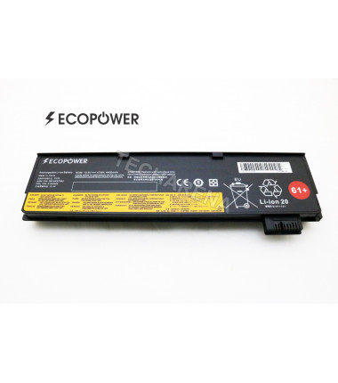 Lenovo SB10K97582 61+ 01AV425 ThinkPad T470 T570 EcoPower 6 celių 4400mah baterija