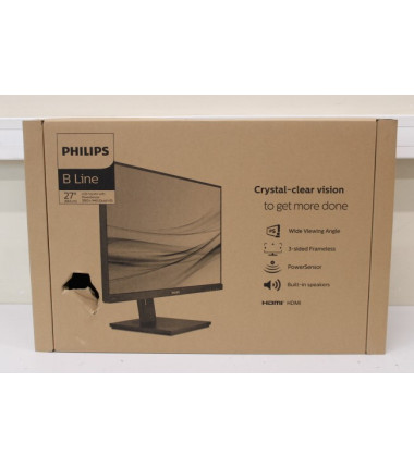 SALE OUT. PHILIPS 275B1/00 27"" IPS 2560x1440/ 16:9/ 4ms/ 300cd/m²/ HDMI DisplayPort USB 3.2 | Philips | 275B1/00 | 27 " | IPS |