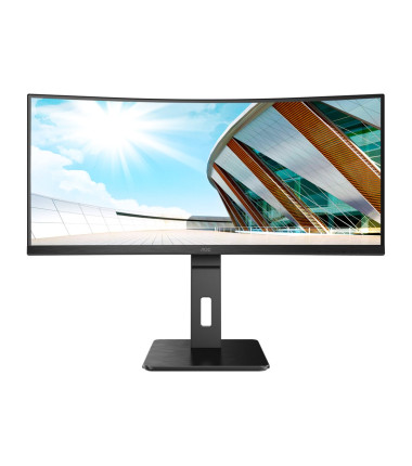 AOC | Curved Monitor | CU34P2A | 34 " | VA | 21:9 | 100 Hz | 1 ms | 3440 × 1440 | 300 cd/m² | Headphone out (3.5mm) | HDMI ports