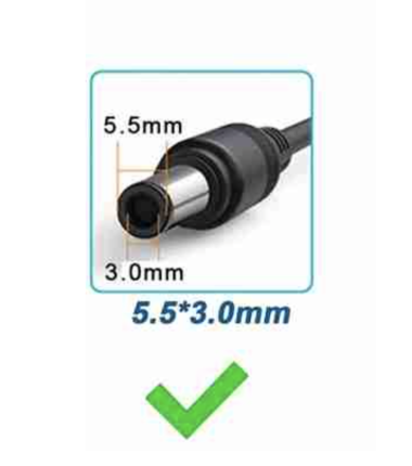 Samsung 5.5x3.0 mm charger connector 19V 3.16A adapter