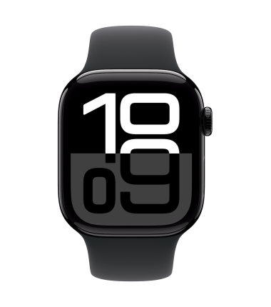 Apple Watch Series 10 | Smart watch | GPS (satellite) | Always-On Retina | Waterproof | Jet Black