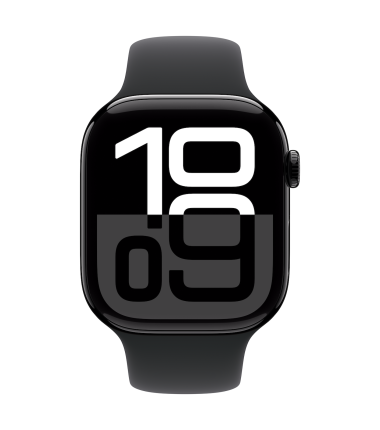 Apple Watch Series 10 | Smart watch | GPS (satellite) | Always-On Retina | Waterproof | Jet Black