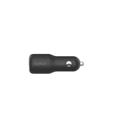 BELKIN BOOST CHARGE  42w - 30w USB-C PD PPS + 12w USB-A Car Charger, Black | Belkin