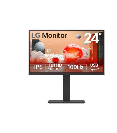 LG 24BA650-B | 23.8 " | IPS | 16:9 | 100 Hz | 5 ms | 1920 x 1080 pixels | 250 cd/m² | HDMI ports quantity 1 | Black