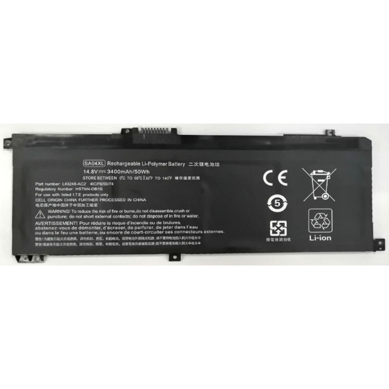 HP battery SA04XL SA04055XL L43267-005 X360 CONVERTIBLE CP