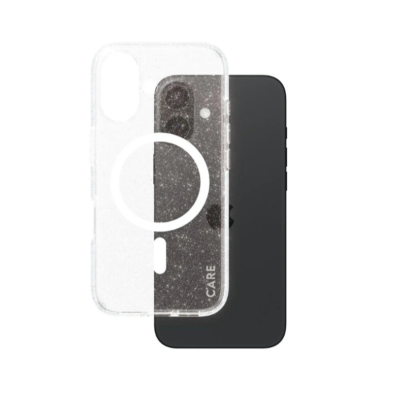 CARE by PanzerGlass Flagship Case Urban Combat Star Lit w. White MagSafe iPhone 16 | CARE