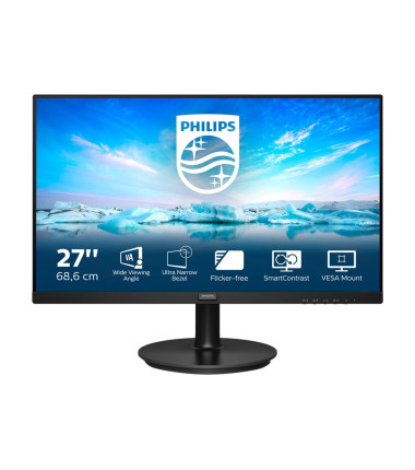 Philips | LCD Monitor | 271V8L/00 | 27 " | VA | FHD | 16:9 | 75 Hz | 4 ms | 1920 x 1080 pixels | 250 cd/m² | Audio out | HDMI po