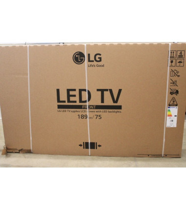 SALE OUT. LG 75UN640S0LD 75“ 3840x2160/330cd/m2/HDMI RF USB | LG | 75UN640S0LD | 75 " | Landscape | 16/7 | WebOS22 | DAMAGED PAC