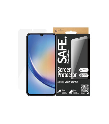 SAFE by PanzerGlass Screen Protector Samsung Galaxy A35 5G | Ultra-Wide Fit w EasyAligner | PanzerGlass