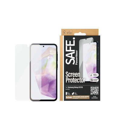 SAFE by PanzerGlass Screen Protector Samsung Galaxy A35 5G | Ultra-Wide Fit w EasyAligner | PanzerGlass