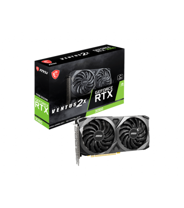 MSI 	GeForce RTX 3060 VENTUS 2X 12G NVIDIA 12 GB GeForce RTX 3060 GDDR6 PCI Express Gen 4 HDMI ports quantity 1 Memory clock spe