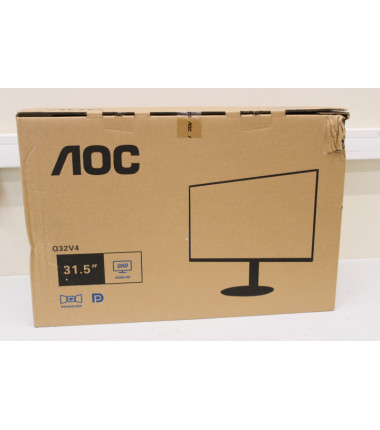 SALE OUT. AOC Q32V4 31.5" IPS/16:9/2560x1440/250cdm2/4ms/ HDMI DP | AOC | Monitor | Q32V4 | 31.5 " | IPS | QHD | 16:9 | 75 Hz | 