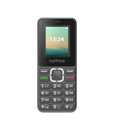 myPhone 2240 LTE | Black | 1.77 " | TN | 48 MB | 128 MB | Dual SIM | Nano SIM | 3G | Bluetooth | 2.1 | USB version USB-C | 1000 