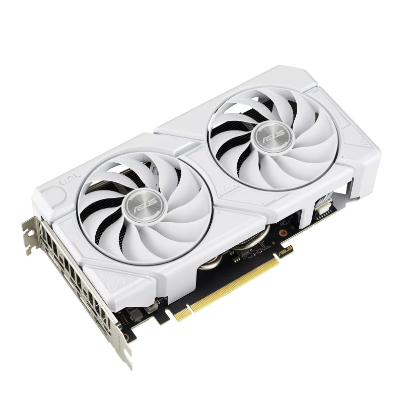 Asus Dual GeForce RTX 4060 EVO White OC Edition 8GB GDDR6 | NVIDIA | 8 GB | GeForce RTX 4060 | GDDR6 | HDMI ports quantity 1 | P