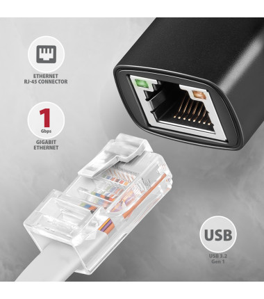 AXAGON | ADE-AR USB-A Gigabit Ethernet Adapter