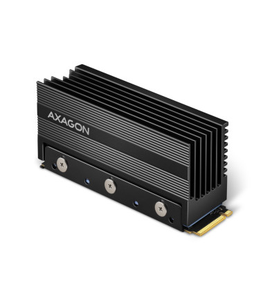 AXAGON Passive aluminum heatsink for single-sided and double-sided M.2 SSD disks, size 2280, height 36 mm | CLR-M2XL