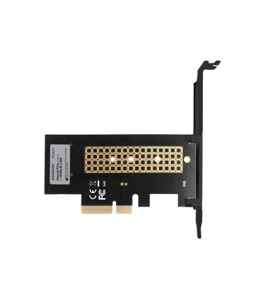 AXAGON The PCI-Express x4 internal adapter for connecting an NVMe M.2 SSD disk to a computer | PCEM2-N