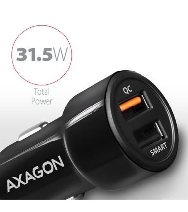 AXAGON Dual car charger, 31.5W | PWC-QC5