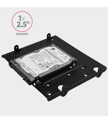 AXAGON Metal frame for mounting four 2.5" disks or two 2.5" disks and one 3.5" disk in a 5.25" position | RHD-435