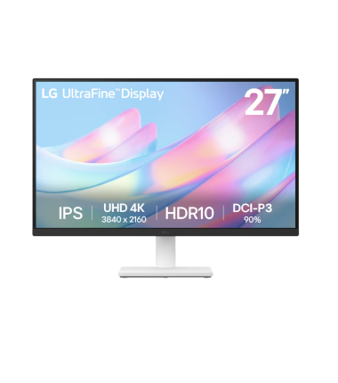 LG 27US500-W | 27 " | IPS | 16:9 | 60 Hz | 5 ms | 3840 x 2160 pixels | 240 cd/m² | HDMI ports quantity 2