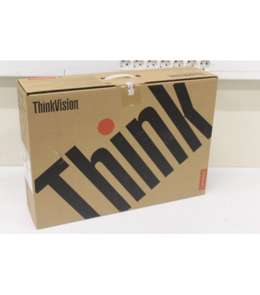 SALE OUT. Lenovo ThinkVision T24i-30 23.8 1920x1080/16:9/250 nits/DP/HDMI/USB/Black/ DAMAGED PACKAGING | Lenovo | ThinkVision | 