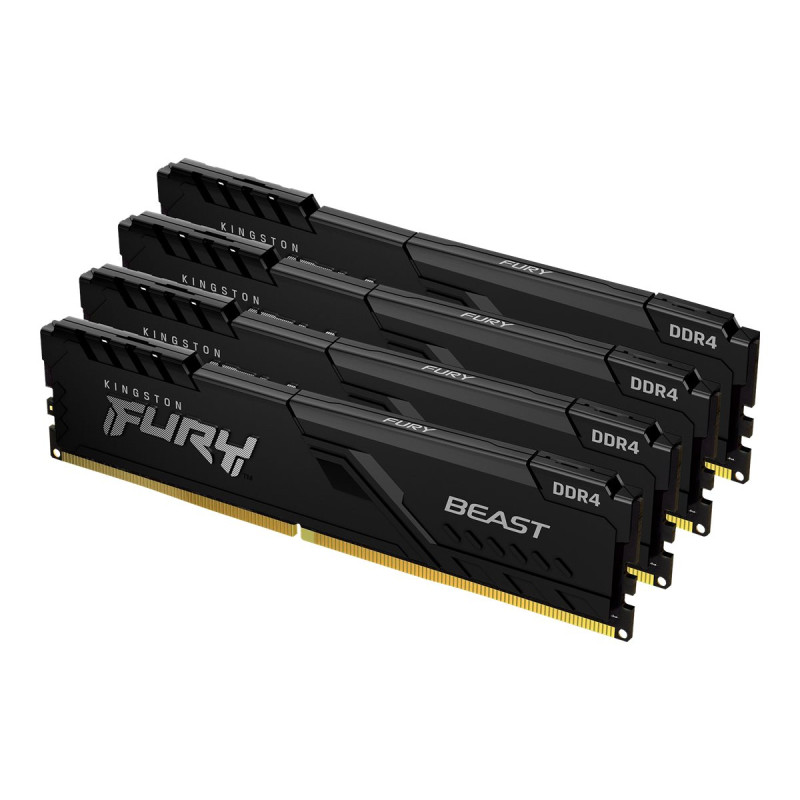 Pamięć Kingston Fury Beast, DDR4, 64 GB, 3200MHz, CL16 (KF432C16BBK4/64)