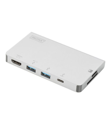 Digitus USB Type-C Multiport Travel Dock, 6 Port | DA-70867 | USB 3.0 (3.1 Gen 1) ports quantity 2 | HDMI ports quantity 1