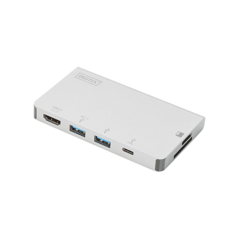 Digitus USB Type-C Multiport Travel Dock, 6 Port | DA-70867 | USB 3.0 (3.1 Gen 1) ports quantity 2 | HDMI ports quantity 1