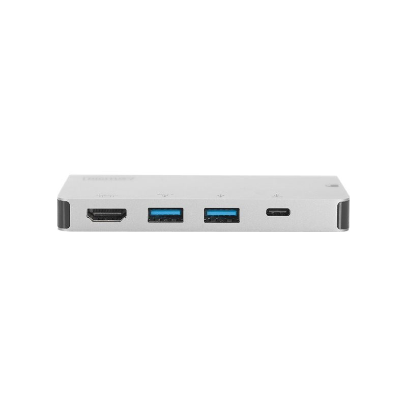 Digitus USB Type-C Multiport Travel Dock, 6 Port | DA-70867 | USB 3.0 (3.1 Gen 1) ports quantity 2 | HDMI ports quantity 1
