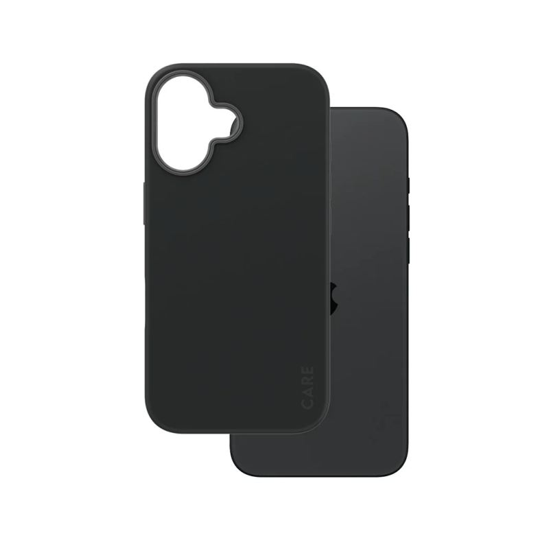 CARE Fashionable Case | Back cover | Apple | iPhone 16 | Recycled plastic | Black | MagSafe