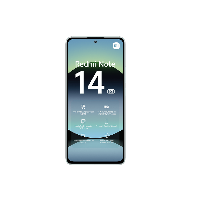 Xiaomi Redmi | Note 14 | Coral Green | 6.67 " | AMOLED | 1080 x 2400 pixels | Mediatek | Dimensity | Internal RAM 8 GB | 256 GB 