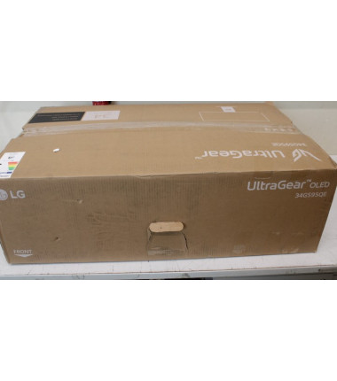 SALE OUT. LG 34GS95QE-B 34"UltraGear OLED,21:9, 3440x1440, 275cd/m2, 0.03s/ HDMI, DisplayPort, USB  DAMAGED PACKAGING | LG | Cur