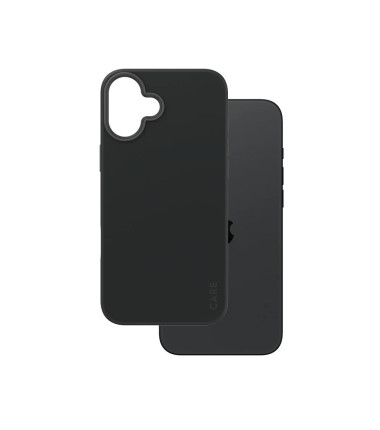 CARE by PanzerGlass Case Fashion | Back protection | Apple | iPhone 16 Plus | Recycled plastic | Black | MagSafe