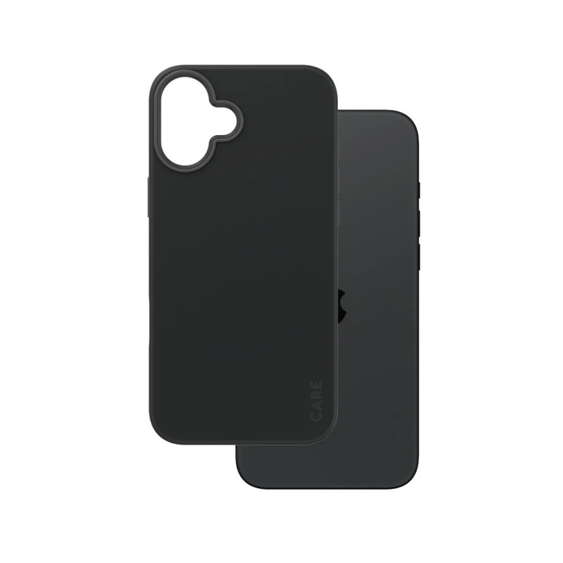 CARE by PanzerGlass Case Fashion | Back protection | Apple | iPhone 16 Plus | Recycled plastic | Black | MagSafe