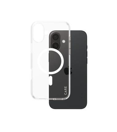 CARE by PanzerGlass Case Flagship | Back protection | Apple | iPhone 16 Plus | Recycled plastic | White | MagSafe